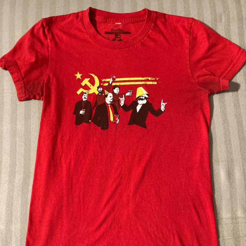 Threadless Communist Party Original T-Shirt Tom Burns